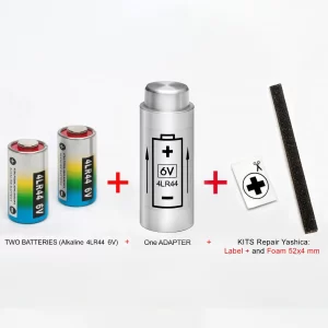 YASHICA ELECTRO 35 (G, GT, GL, GS, GSN, GTN), MG-1 y AX slr - ADAPTER+ 2 BATTERIES + KIT