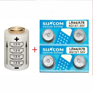 BATTERY (ADAPTER B) for KIEV 88 TTL PRISM + 4 Batteries LR44/SR44