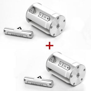 2 UNITS - HASSELBLAD BATTERY ADAPTADORES / ADAPTER 500 EL / ELM / ELX - (Uses Batteries AAA 1,5/1,2 V)