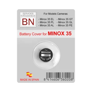 3-paquete Tapa batería para los modelos camaras MINOX 35 (GT, PE, PL, EL, GL, AL)