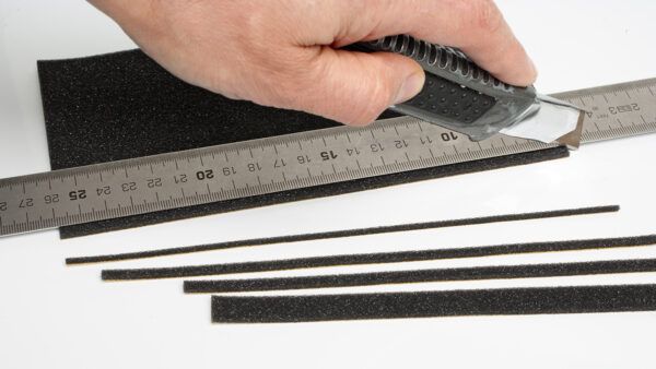 Sello de luz, corte en tiras